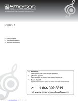 Emerson LF320EM4A TV Operating Manual